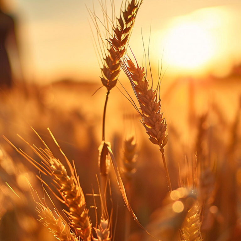 TRAMONTO NEL CAMPO DI GRANO